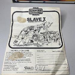 Star Wars Slave1 ESB Boba Fett Vintage 1981 Kenner- Original with Box Complete