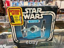Star Wars Special Offer Tie Fighter + Box Vintage Kenner Complete Working Good