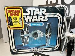 Star Wars Special Offer Tie Fighter + Box Vintage Kenner Complete Working Good