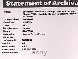 Star Wars TVC Vtg Collection VC136 ROTJ Jabbas Palace Han Solo Carbonite CAS 85