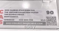 Star Wars TVC Vtg Collection VC180 The Mandalorian Moff Gideon Graded CAS 90