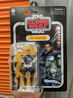 Star Wars The Clone Wars Vintage Collection ARC Trooper Fives