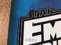 Star Wars The Empire Strikes Back Original Vintage UK Quad C6-C7