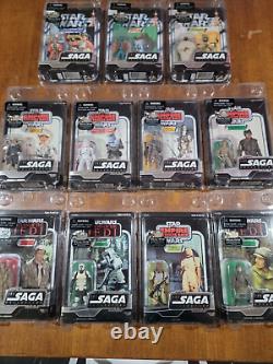 Star Wars The Saga Collection Vintage Style Figure lot /2006-2007