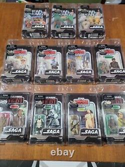 Star Wars The Saga Collection Vintage Style Figure lot /2006-2007