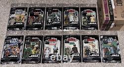 Star Wars The Saga Vintage Figure Full Set with Shipping Case IG-88 Bossk Greedo