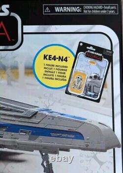 Star Wars The Vintage Collection New Republic E-Wing & KE4-N4 IN HAND