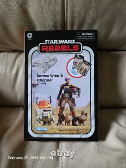 Star Wars The Vintage Collection Sabine Wren & Chopper C1-10P 2 Pack New Sealed