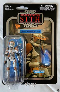 Star Wars The Vintage Collection TVC VC19 Foil Canadian Clone Commander Cody MOC