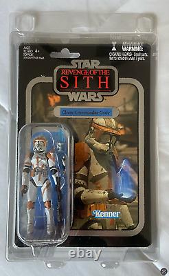 Star Wars The Vintage Collection TVC VC19 Foil Canadian Clone Commander Cody MOC