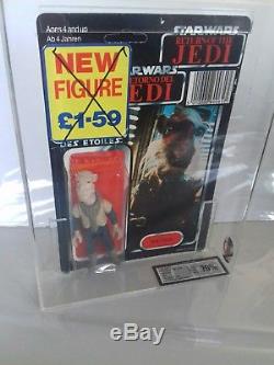 Star Wars Tri-logo Yak Face Moc Vintage Sealed Figure Ukg Not Afa Graded