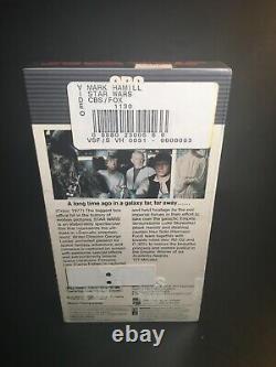 Star Wars VHS Sealed Tape 1984 Vintage Red Label CBS Watermarks 24 Hour Sale