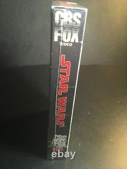 Star Wars VHS Sealed Tape 1984 Vintage Red Label CBS Watermarks 24 Hour Sale