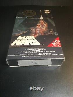 Star Wars VHS Sealed Tape 1984 Vintage Red Label CBS Watermarks 24 Hour Sale