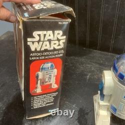Star Wars Vintage 1976 Denys Fisher 7 1/2 R2-D2 Action Figure WithBox