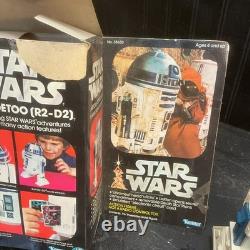 Star Wars Vintage 1976 Denys Fisher 7 1/2 R2-D2 Action Figure WithBox