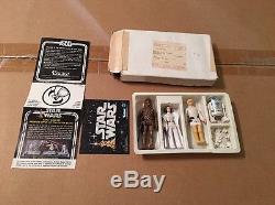 Star Wars Vintage 1977 Early Bird Set Luke Leia R2-D2 Chewbacca Figures Box RARE