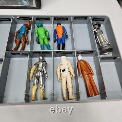 Star Wars Vintage 1977 Mini Action Figure Collector Case Figures, Some Accessory