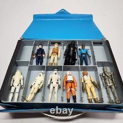 Star Wars Vintage 1977 Mini Action Figure Collector Case Figures, Some Accessory