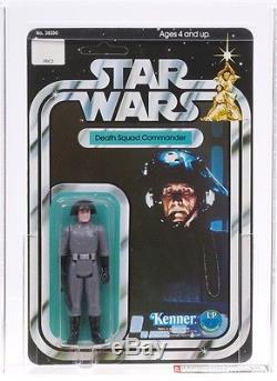 Star Wars Vintage 1978 Kenner 12 Back C Death Squad Commander MOC AFA 90
