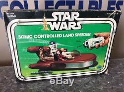Star Wars Vintage 1978 Sonic Land Speeder JC Penny Complete Jedi Vader Luke R2D2