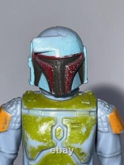 Star Wars Vintage 1979 KENNER Boba Fett Painted Blue Helmet 100% Complete Taiwan