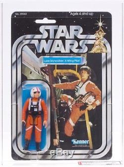 Star Wars Vintage 1979 Kenner 21 Back A Luke Skywalker X-Wing Pilot MOC AFA 85