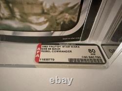 Star Wars Vintage 1982 Esb Rebel Commander Palitoy 45 Back Afa 80