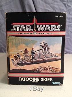 Star Wars Vintage 1984 POTF Tatooine Skiff MISB