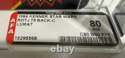 Star Wars Vintage 1984 Rotj Lumat Kenner 79 Back- C Afa 80 Nm