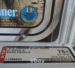 Star Wars Vintage 20-Back SANDPEOPLE AFA 75+ Tusken Raider Figure