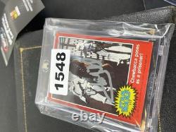Star Wars Vintage 77' Topps Mark Hamill Signed trading card Official Pix Holo