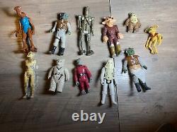 Star Wars Vintage Action Figure Lot Ewoks IG88 & More