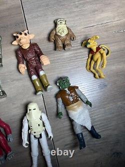 Star Wars Vintage Action Figure Lot Ewoks IG88 & More