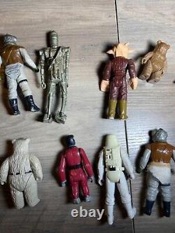 Star Wars Vintage Action Figure Lot Ewoks IG88 & More