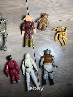 Star Wars Vintage Action Figure Lot Ewoks IG88 & More