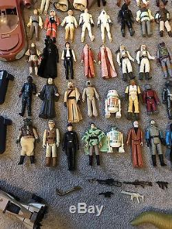 Star Wars Vintage Action Figure Lot From 1977-1985 Over 80 Figures Kenner