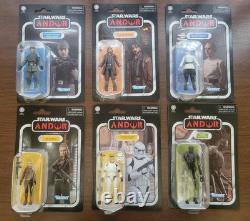 Star Wars Vintage Andor set Dedra Meero K-2SO Phase II Clone Vel & Andor Aldhani