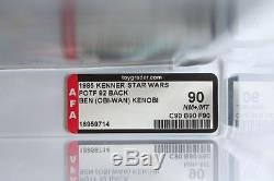Star Wars Vintage Ben (Obi Wan) Kenobi POTF 92 Back AFA 90 c90 b90 f90 MOC