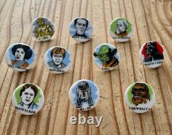 Star Wars Vintage Birchcroft Ceramic Collectible Buttons