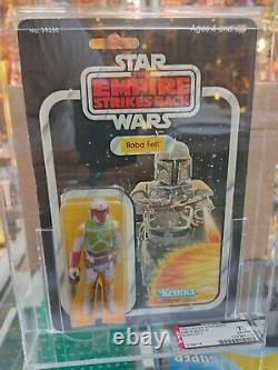 Star Wars Vintage Boba Fett ESB 32 back AFA 75