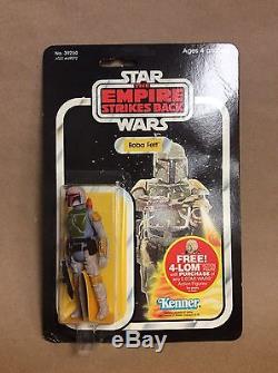 Star Wars Vintage Boba Fett Empire Strikes Back ESB 4-Lom Offer 1982 Kenner MOC