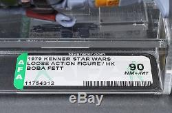Star Wars Vintage Boba Fett Loose AFA 90 HK COO