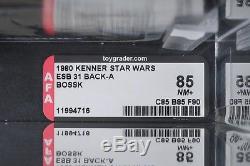 Star Wars Vintage Bossk ESB 31 Back-A AFA 85 (85/85/90) Unpunched MOC