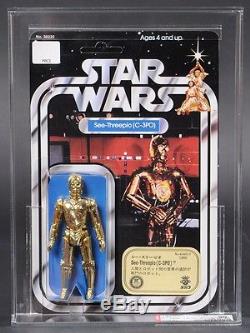 Star Wars Vintage C-3PO 12 Back-C Takara/Alt Head AFA 90 (90/90/95) UP MOC
