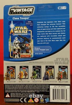 Star Wars Vintage Collection 2011 VC45 UNPUNCHED CLONE TROOPER MOC