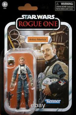 Star Wars Vintage Collection 3.75 Rogue One Antoc Merrick X-Wing Fighter Target