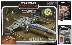 Star Wars Vintage Collection 3.75 Rogue One Antoc Merrick X-Wing R2-SHW 221001