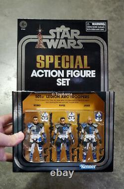 Star Wars Vintage Collection 501st Legion Arc Troopers 3 Pack SDCC IN STOCK USA