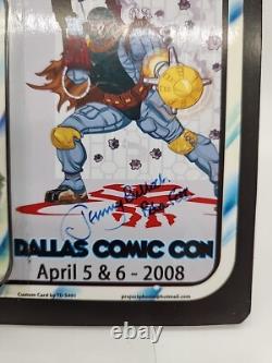 Star Wars Vintage Collection Boba Fett Jeremy Bulloch Signed Moc Dallas ComiCon